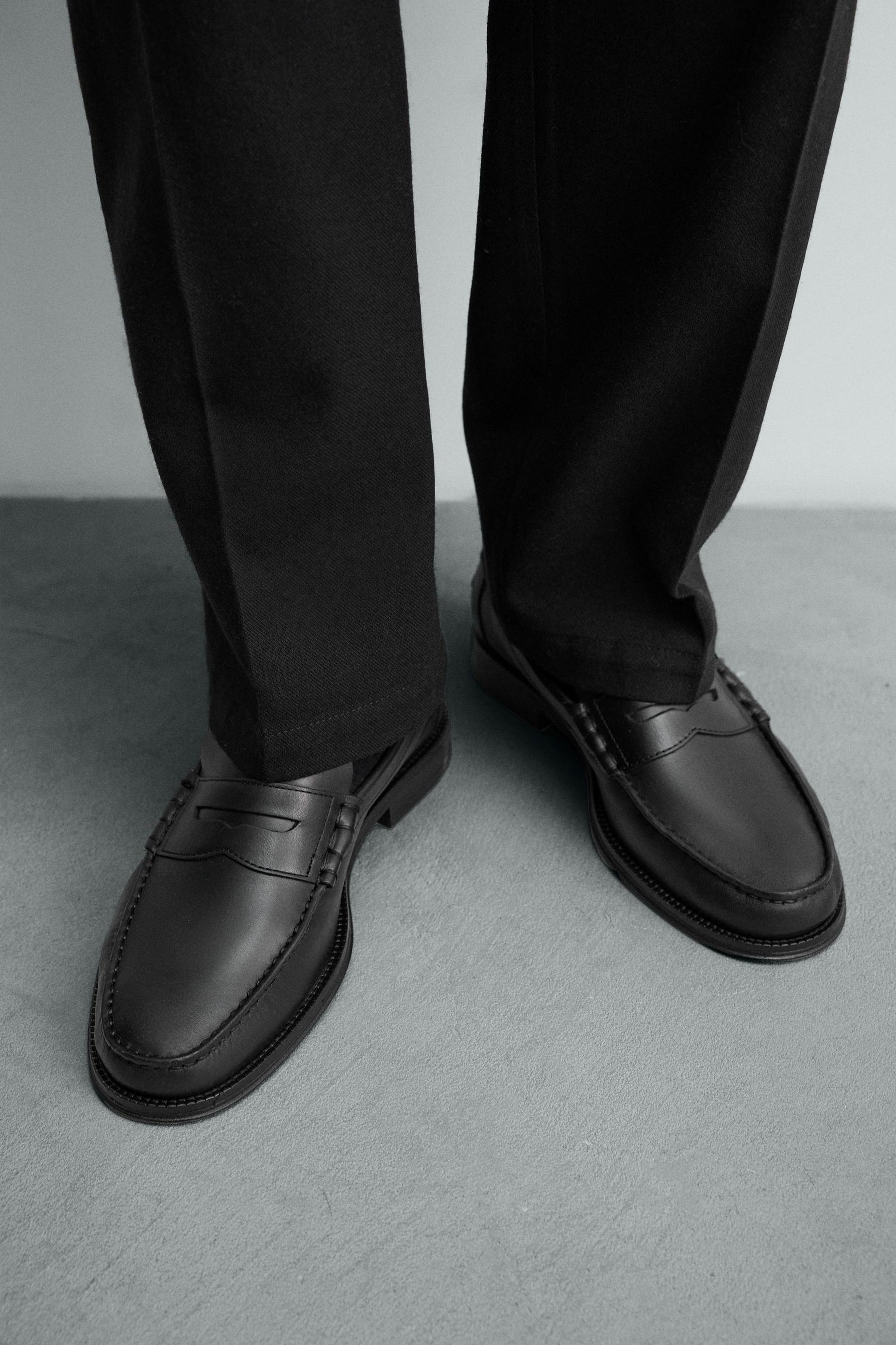 LEATHER PENNY LOAFERS - Image 3