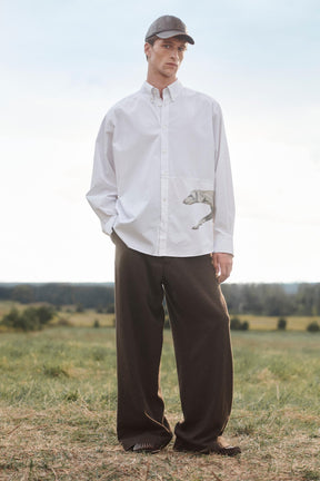 Lederslipper mit Schleife