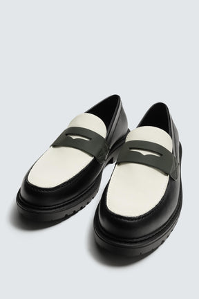 Penny Loafer aus Leder