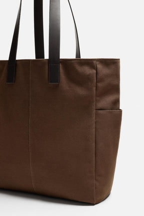 WOVEN SHOPPER BAG - Image 3