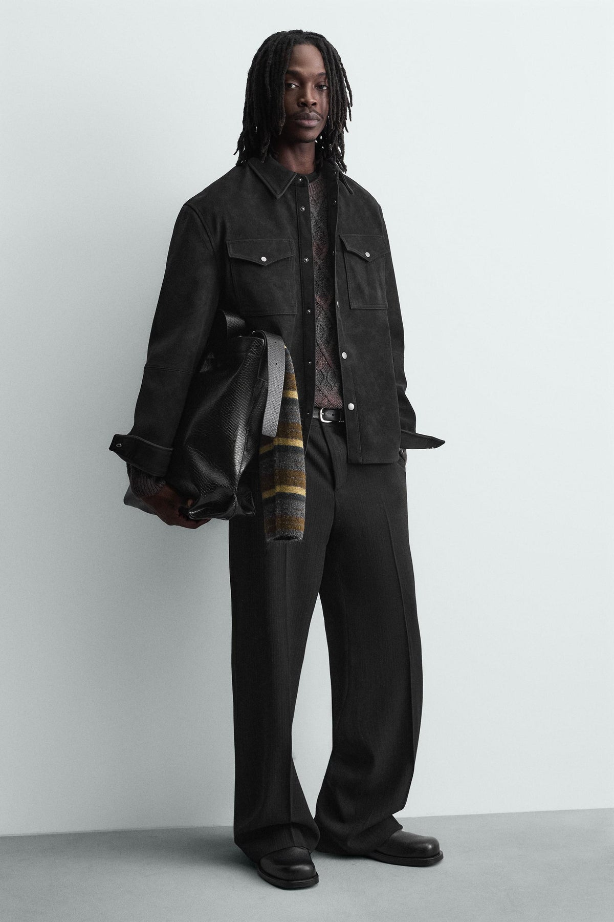 CROCODILE EMBOSSED TOTE BAG - Image 2