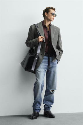 Tragetasche mit Ziernähten