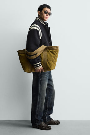 CORDUROY EFFECT TOTE BAG - Image 2