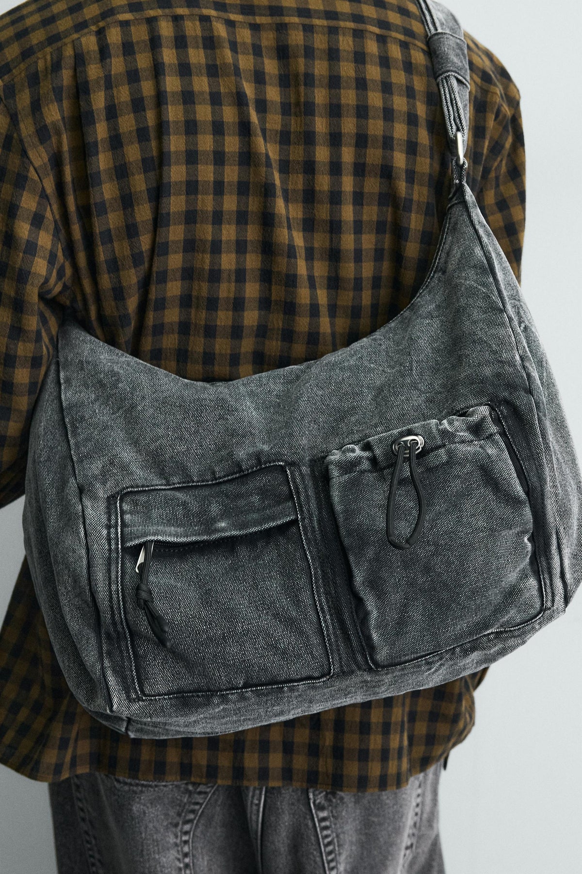 Jeans-Tasche mit mehreren Fächern