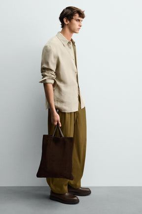 Tragetasche aus Leder