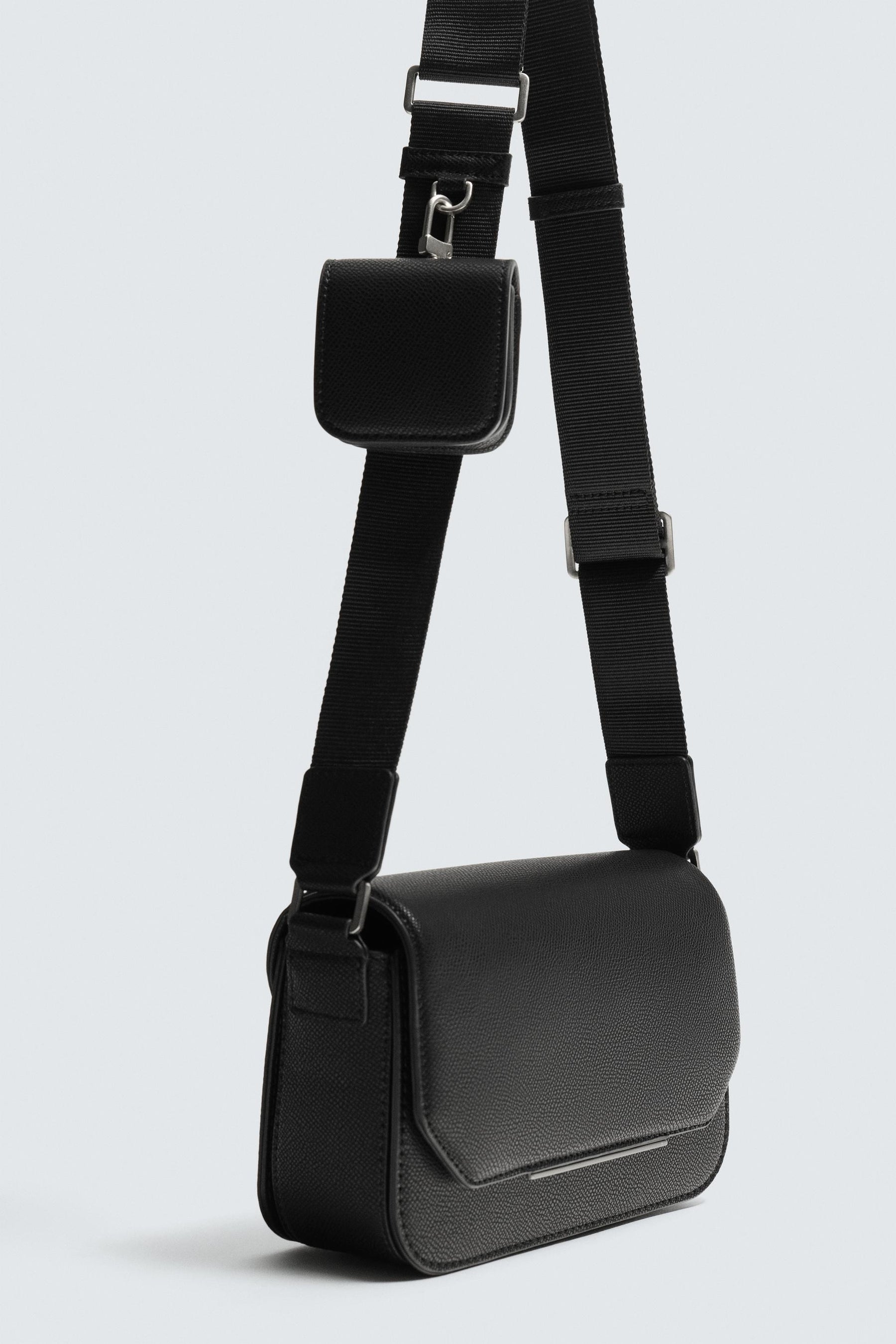 Strukturierte Umhängetasche