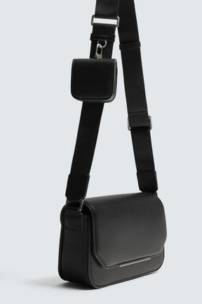 Strukturierte Umhängetasche