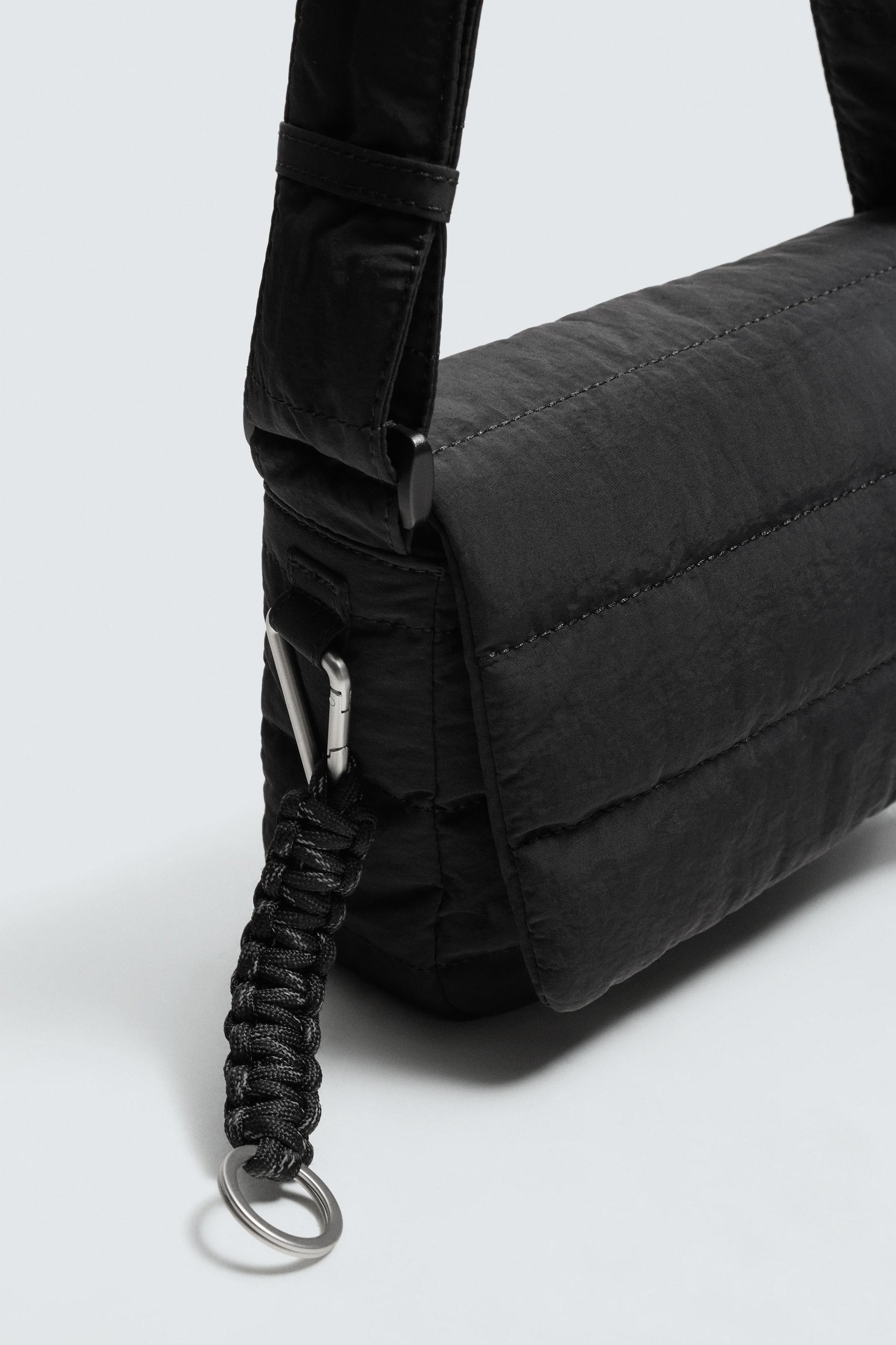 QUILTED NYLON CROSSBODY BAG - Image 5