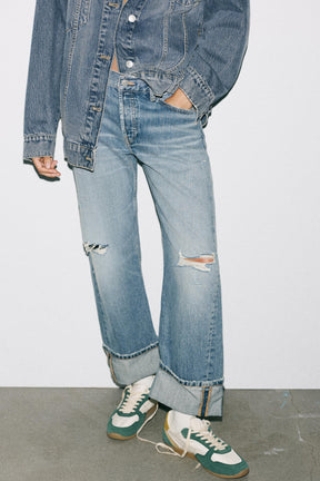 Laufschuhe mit Farbblockmuster