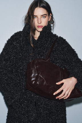 Bowlingtasche aus Leder