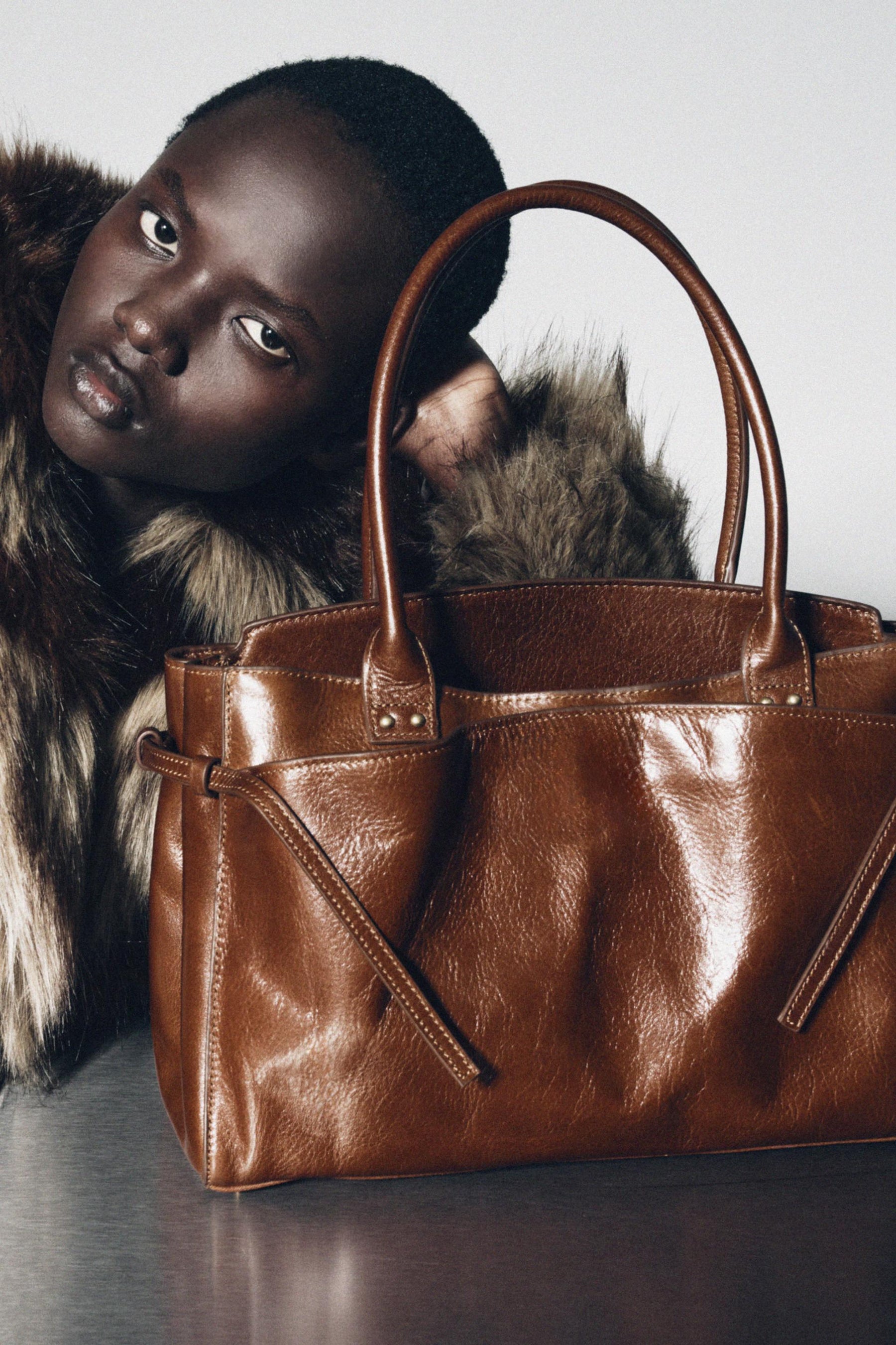 City-Tasche aus Leder