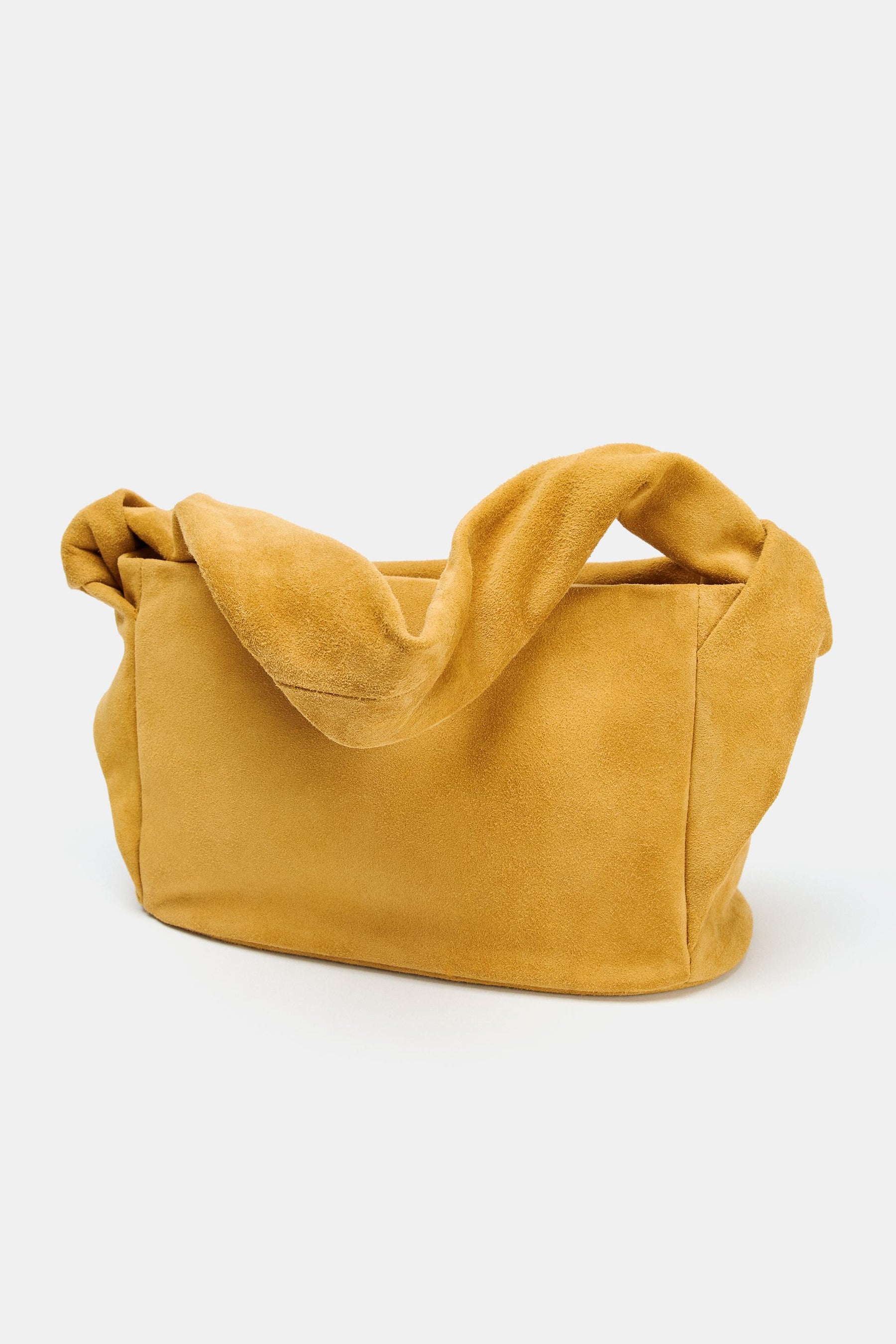 Umhängetasche aus Wildleder