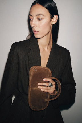 Bowlingtasche aus Leder