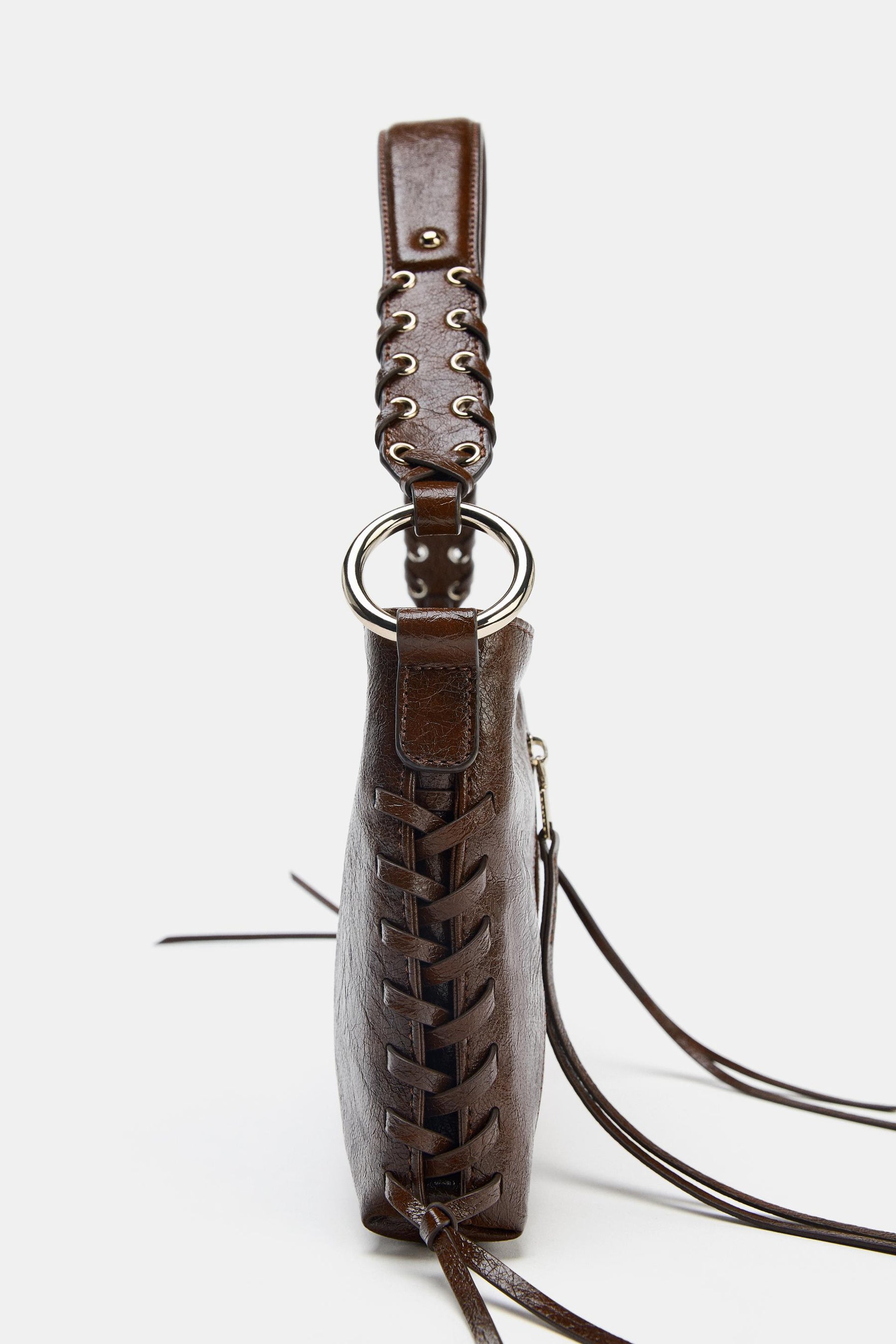 Schultertasche mit Reißverschluss