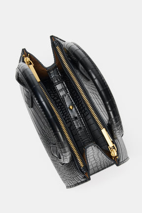 Geprägte Mini-Tasche