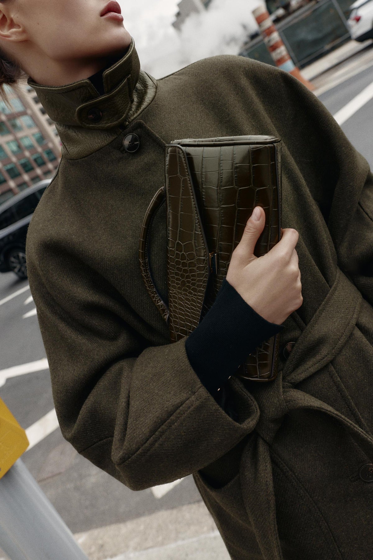 Geprägte Handtasche