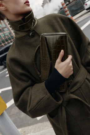 Geprägte Handtasche